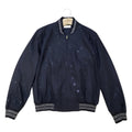 Saint Laurent Galaxry Print Teddy Bomber Jacket