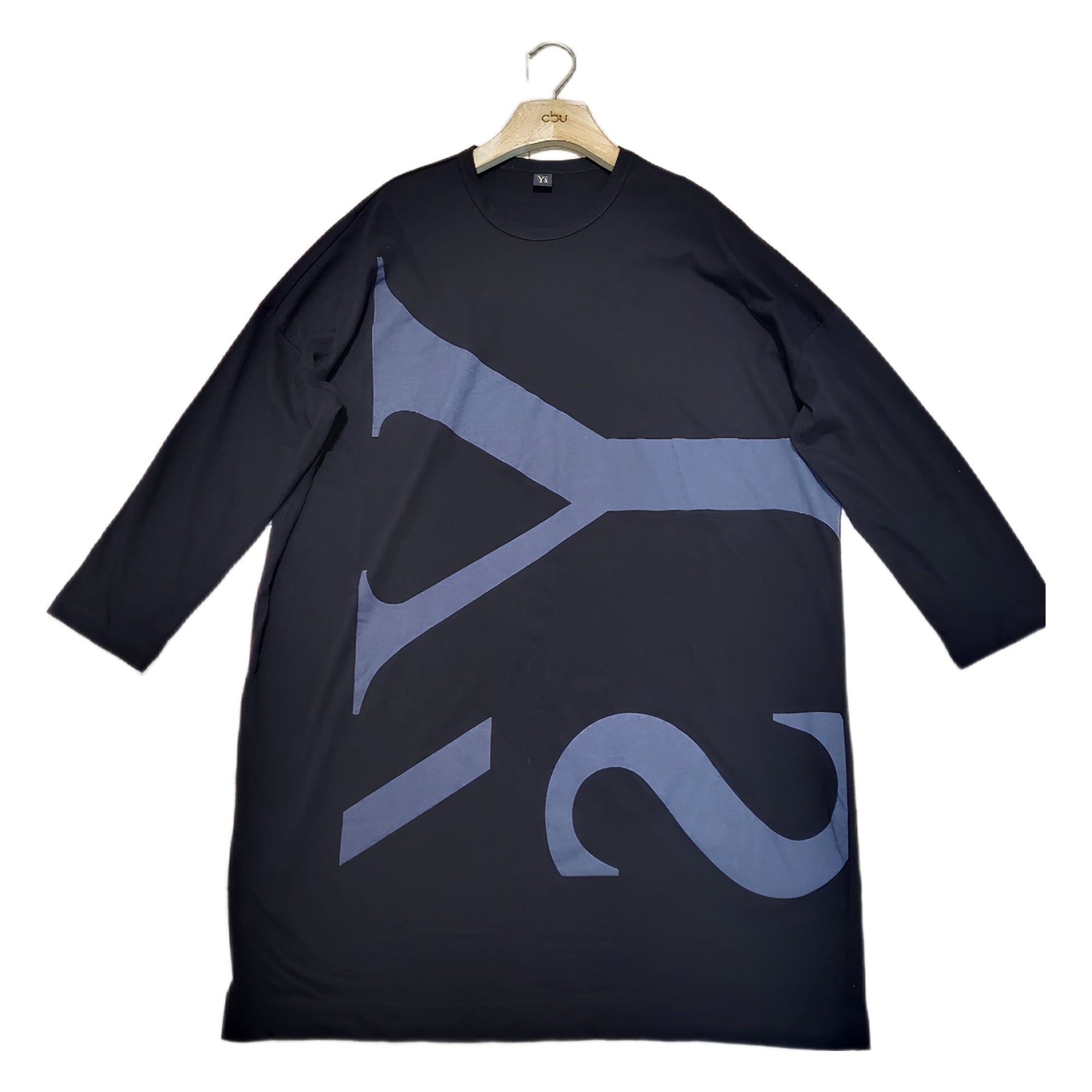 Y's Logo Long oversided tee