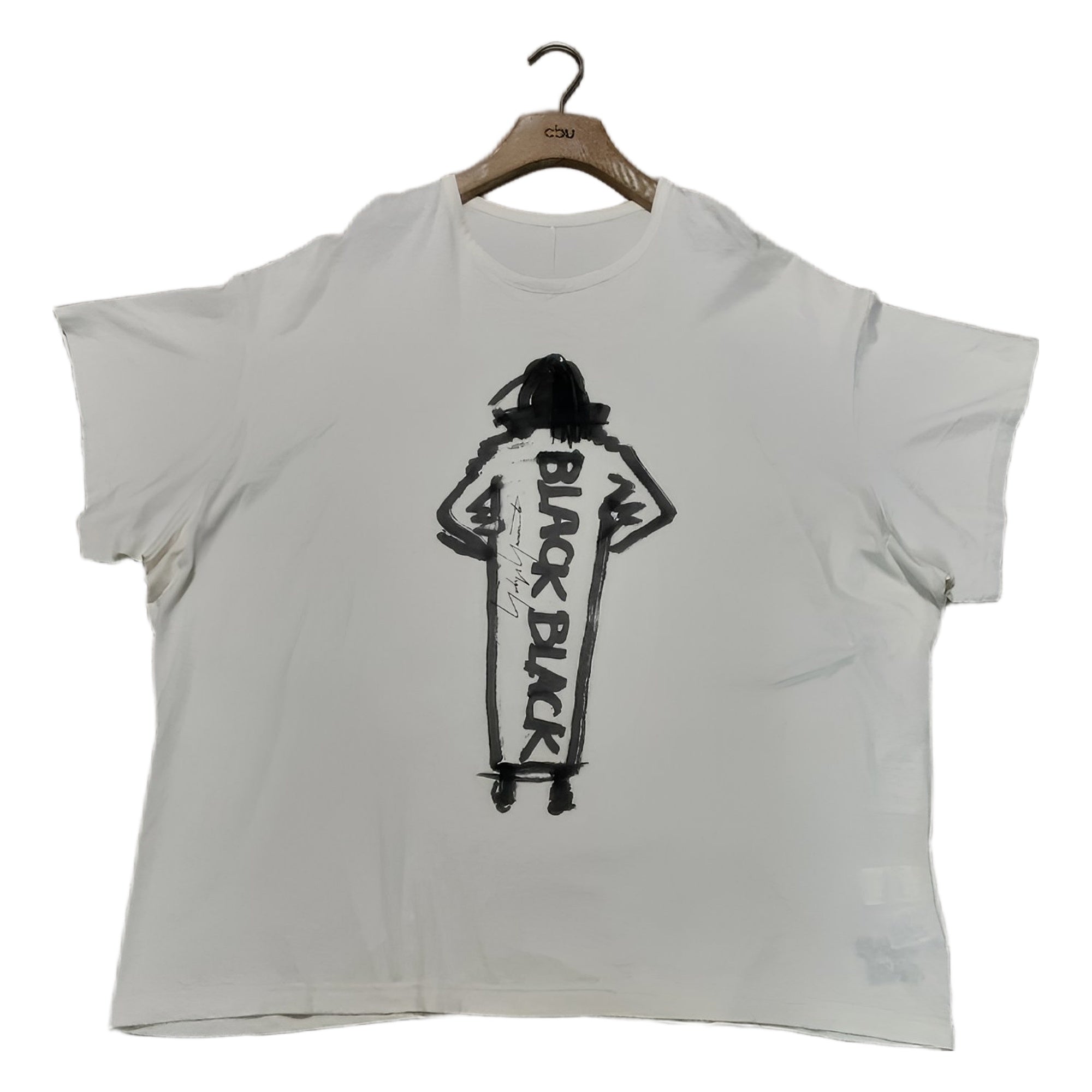Yohji Yamamoto Black & Black Oversize tee