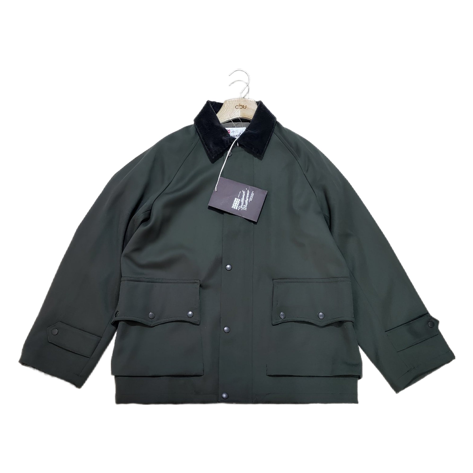Traditional weatherwear Harrogate wool military green jacket
