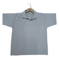 Issey Miyake Home Plisse Light Grey Polo Shirt