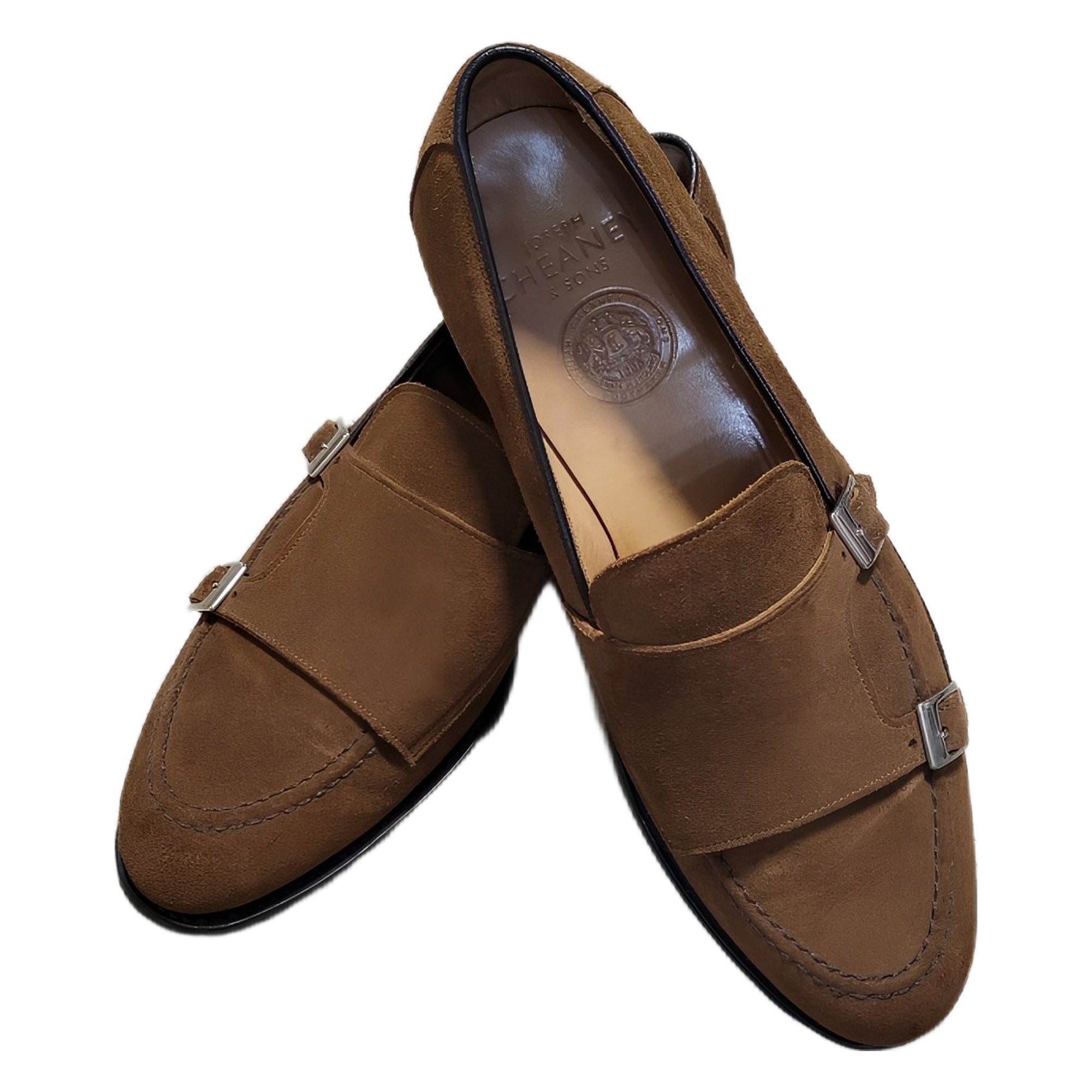 Joseph Cheaney Hutchinson double buckle monk shoes