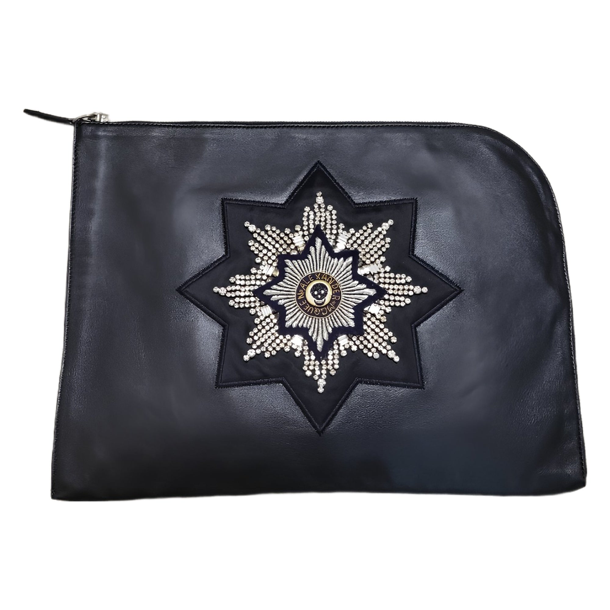 Alexander McQueen Men Leather pouch