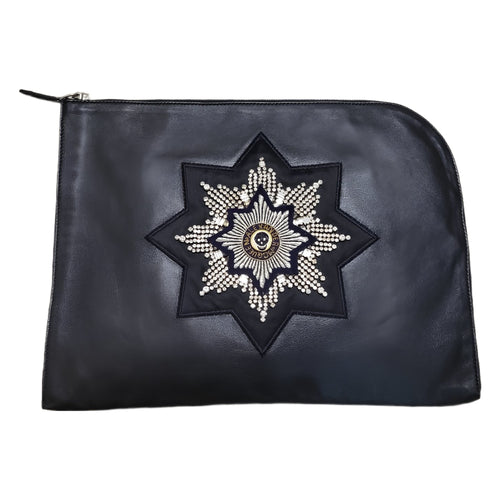 Alexander McQueen Men Leather pouch
