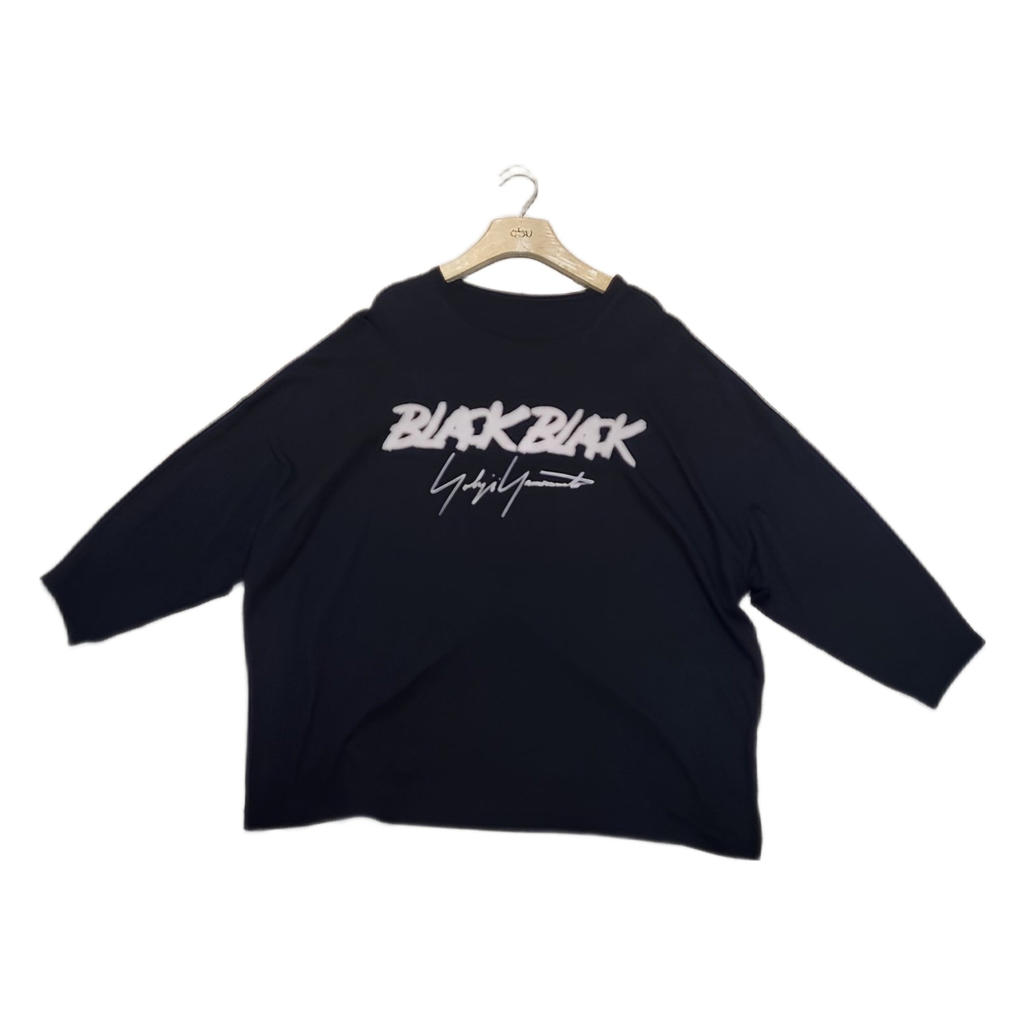 Yohji Yamamoto Black Black oversized Tee