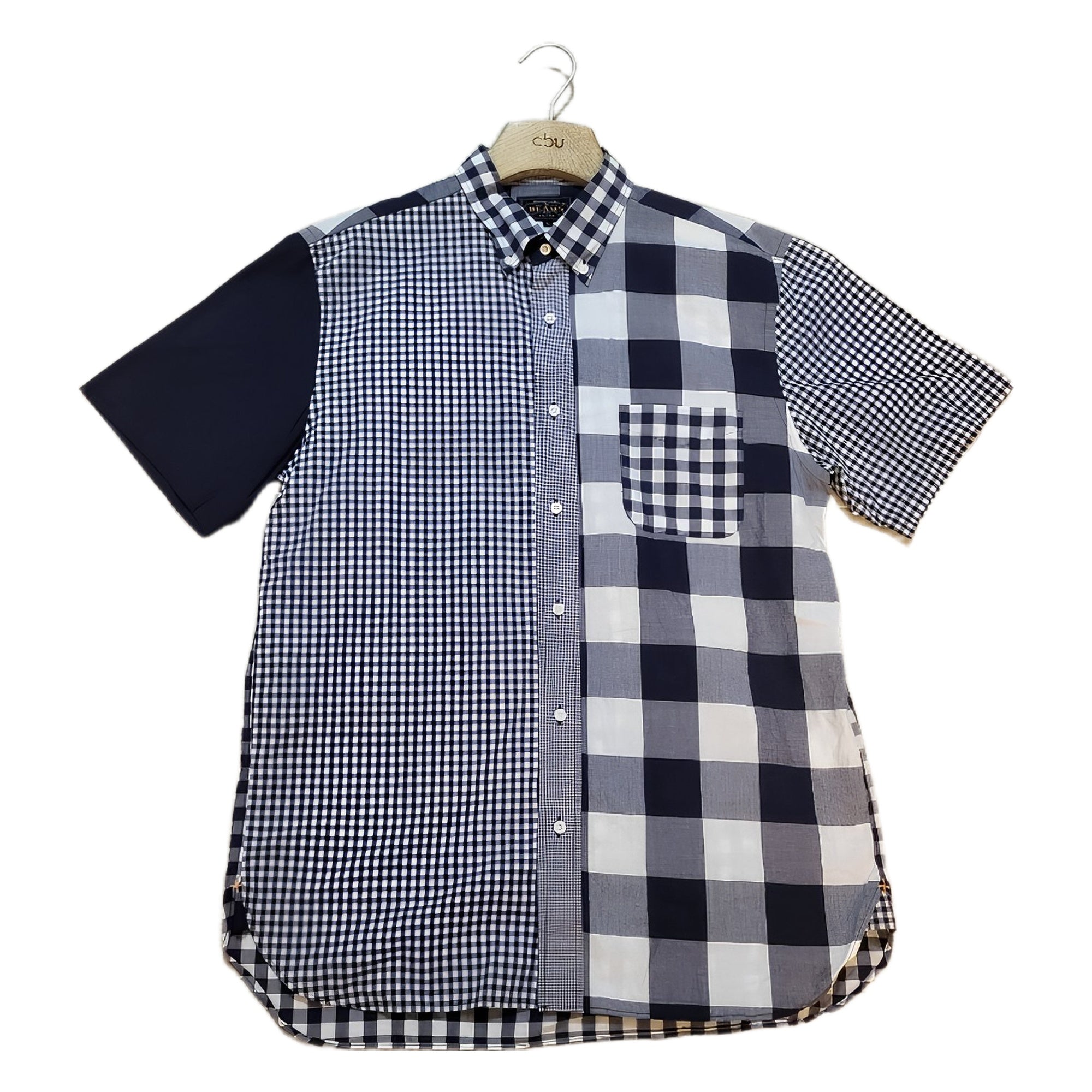 Beams Patchwork Shirt