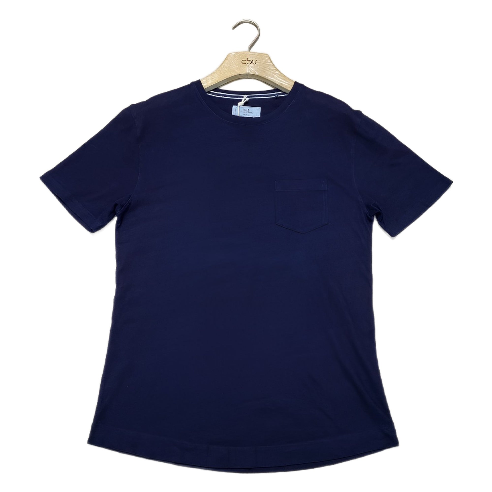 M.J. Bale Indigo poclet Tee