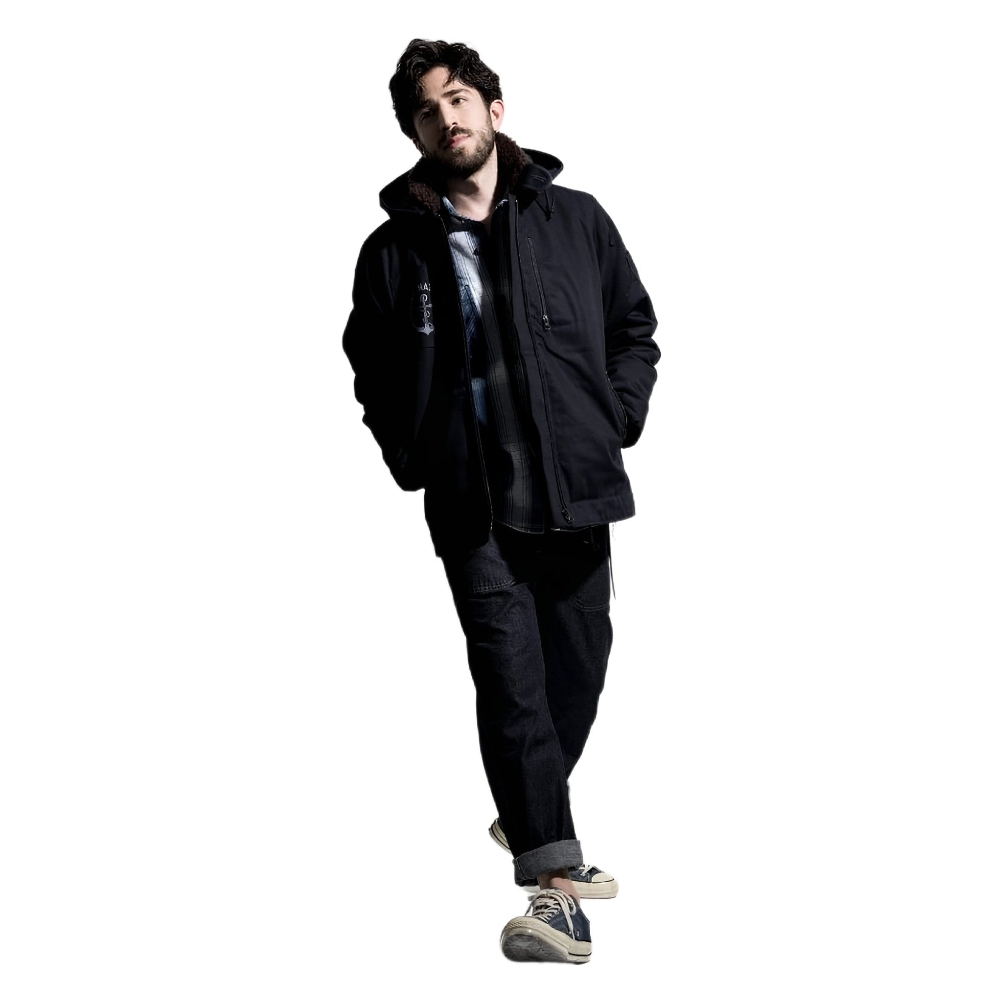 Houston French N1 navy deck jacket