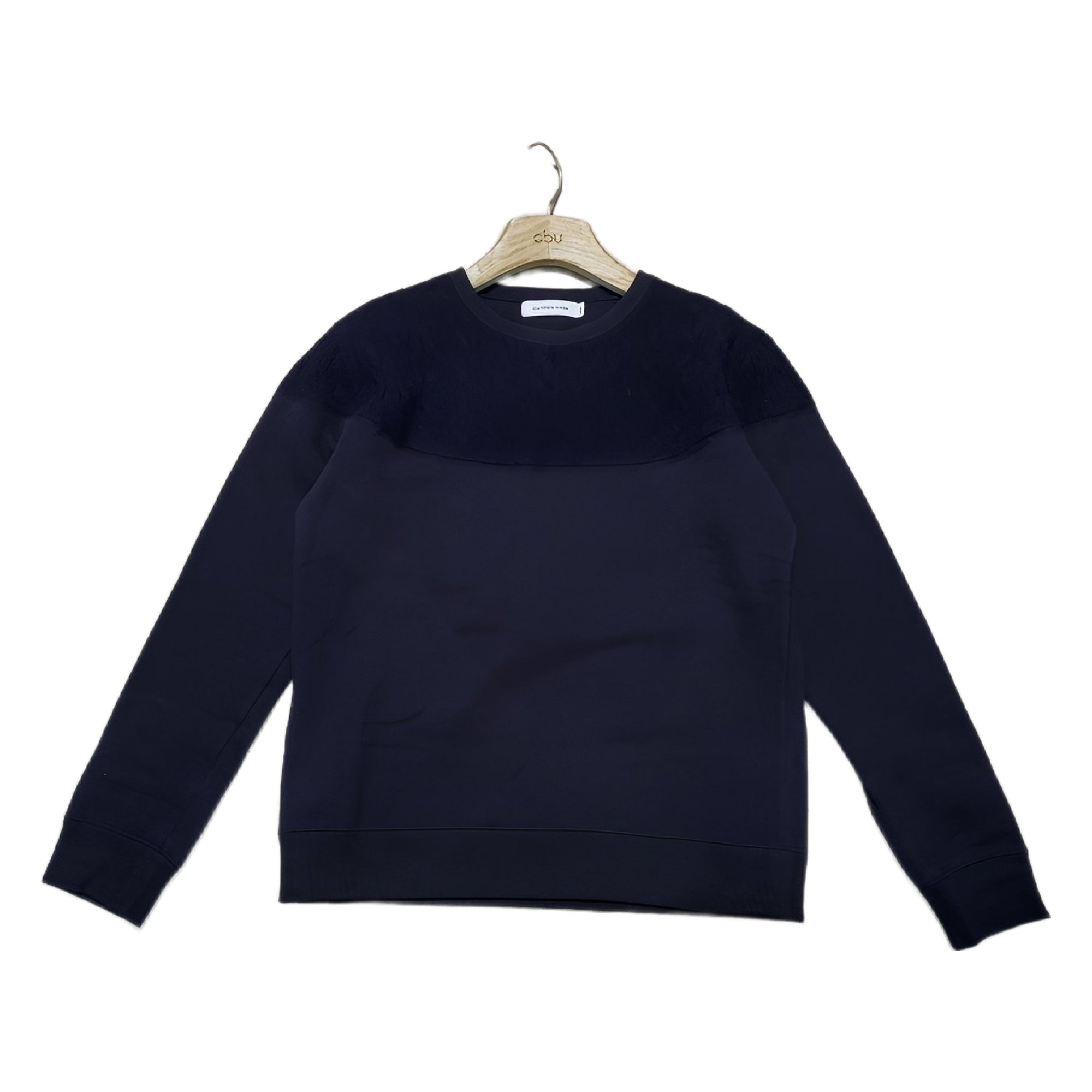 COM2ons code navy blue sweater