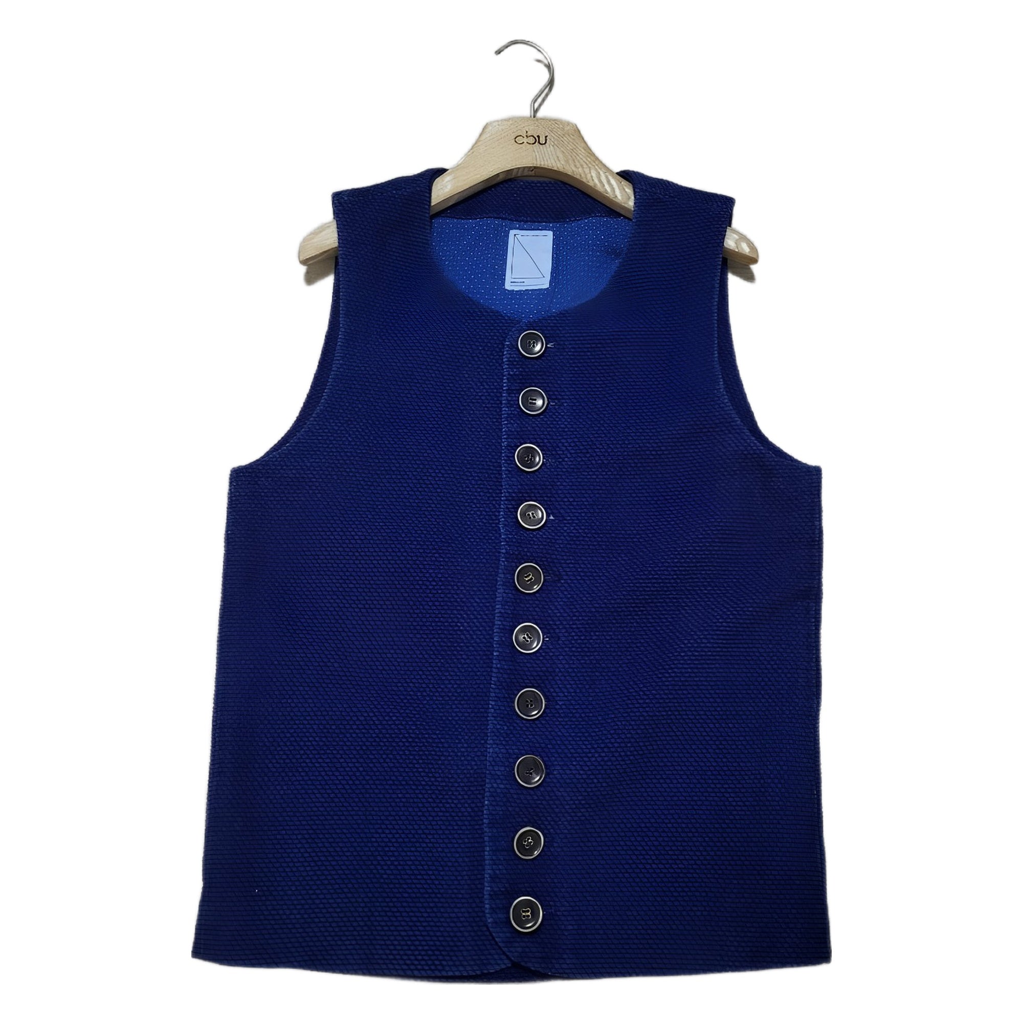 Soulive Soulive Sashiko indigo vest