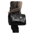 Billykirk no. 166 large carryall brown leather with dull brass hardeare bag