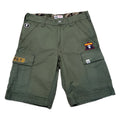 A Bathing Ape washed military shorts