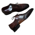 Magnanni aranga mid brown leather shoes