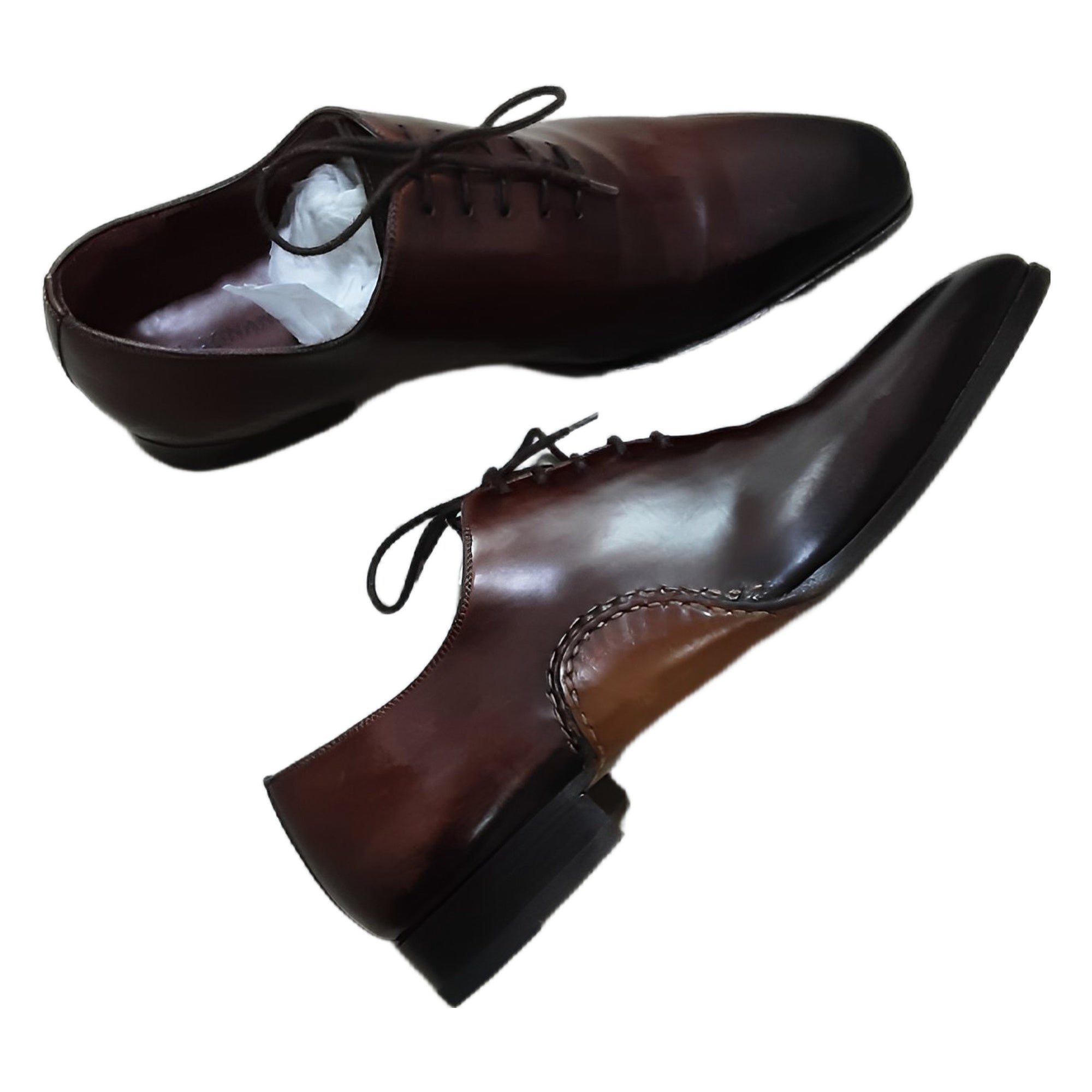 Magnanni aranga mid brown leather shoes