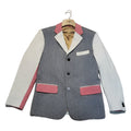 Dry Bones wool patchwork blazer