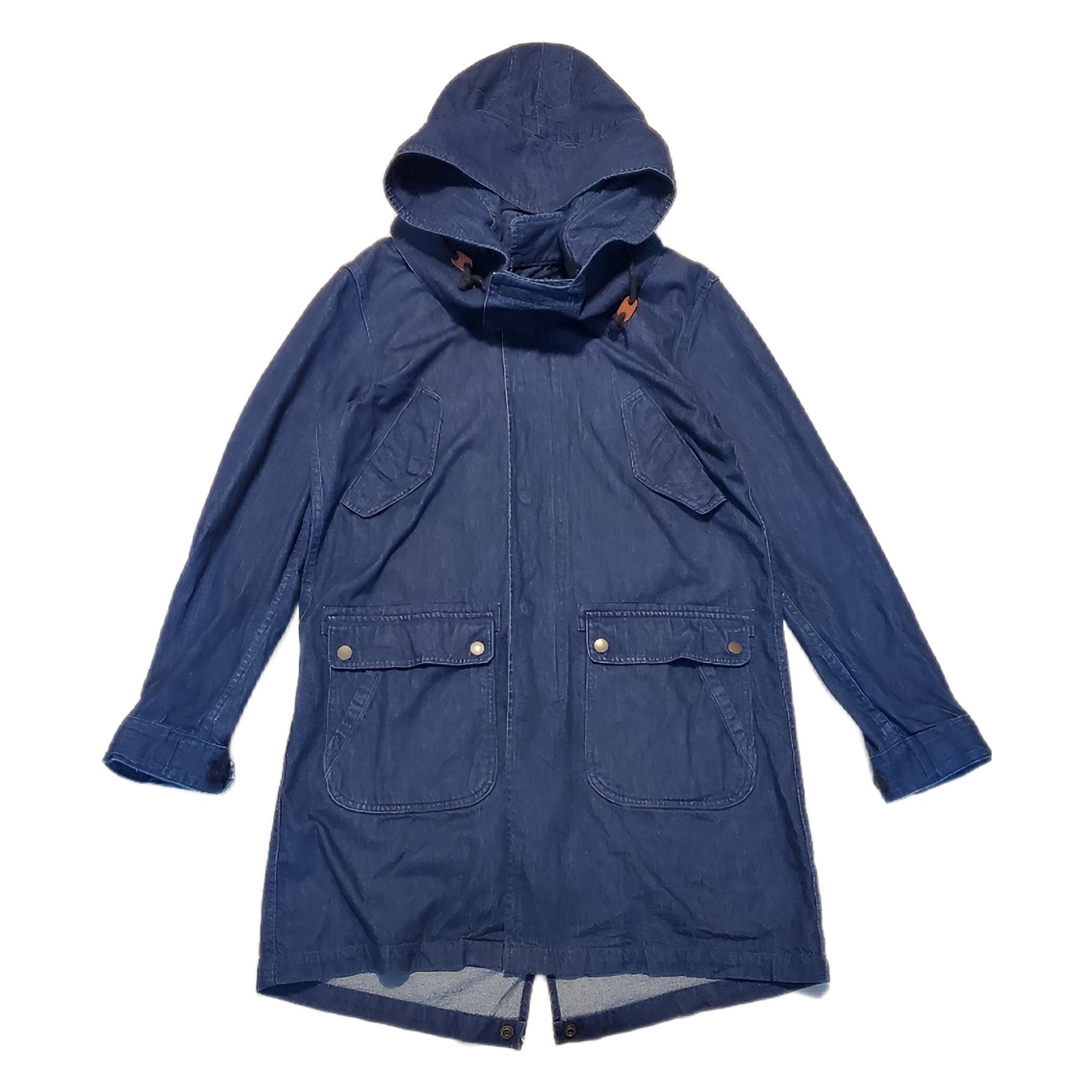 GRN. indigo outdoor parka
