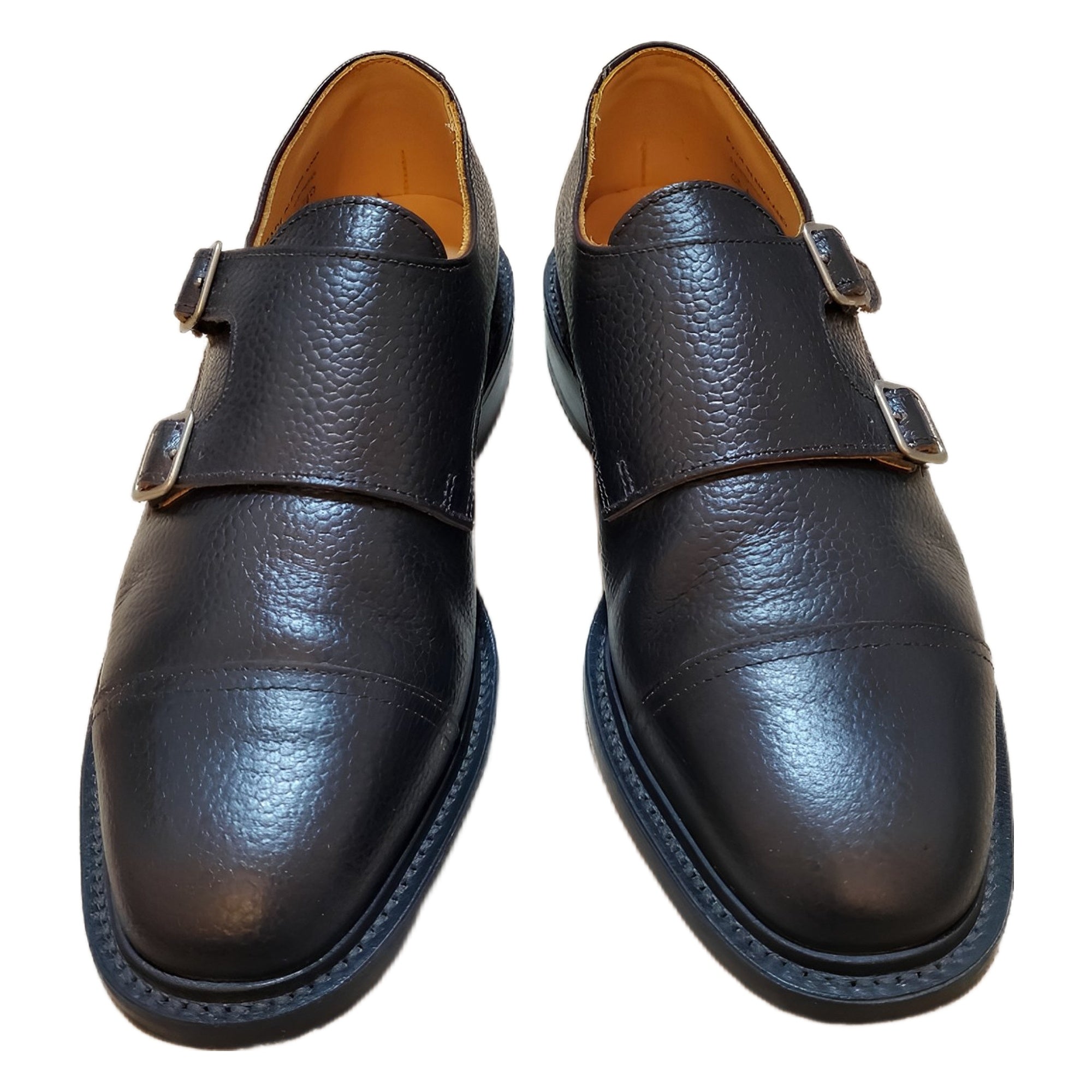 Sanders monk shoe 2 straps grain