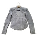 Helmut Lang grey leather jacket