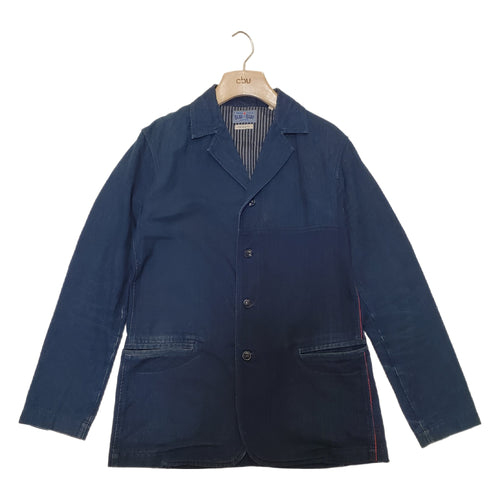 BLue Blue vintage indigo sashiko patchwork jacket
