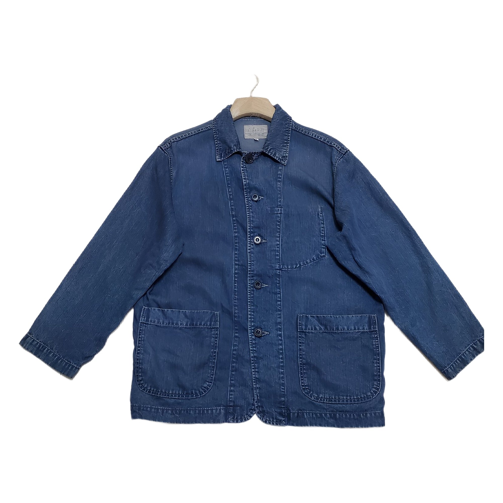 大森企劃 indigo coverall jacket