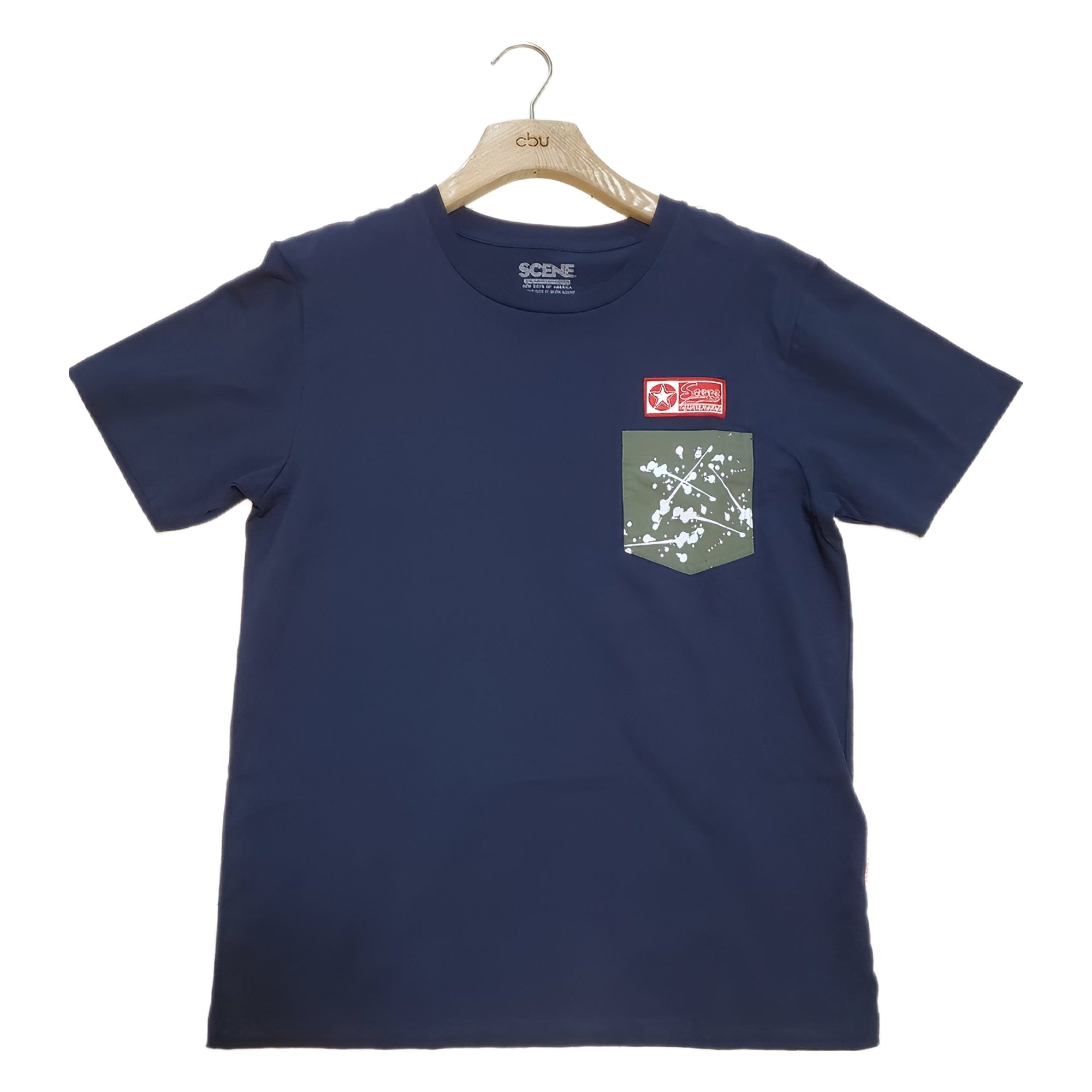 Scene blue tee shirt
