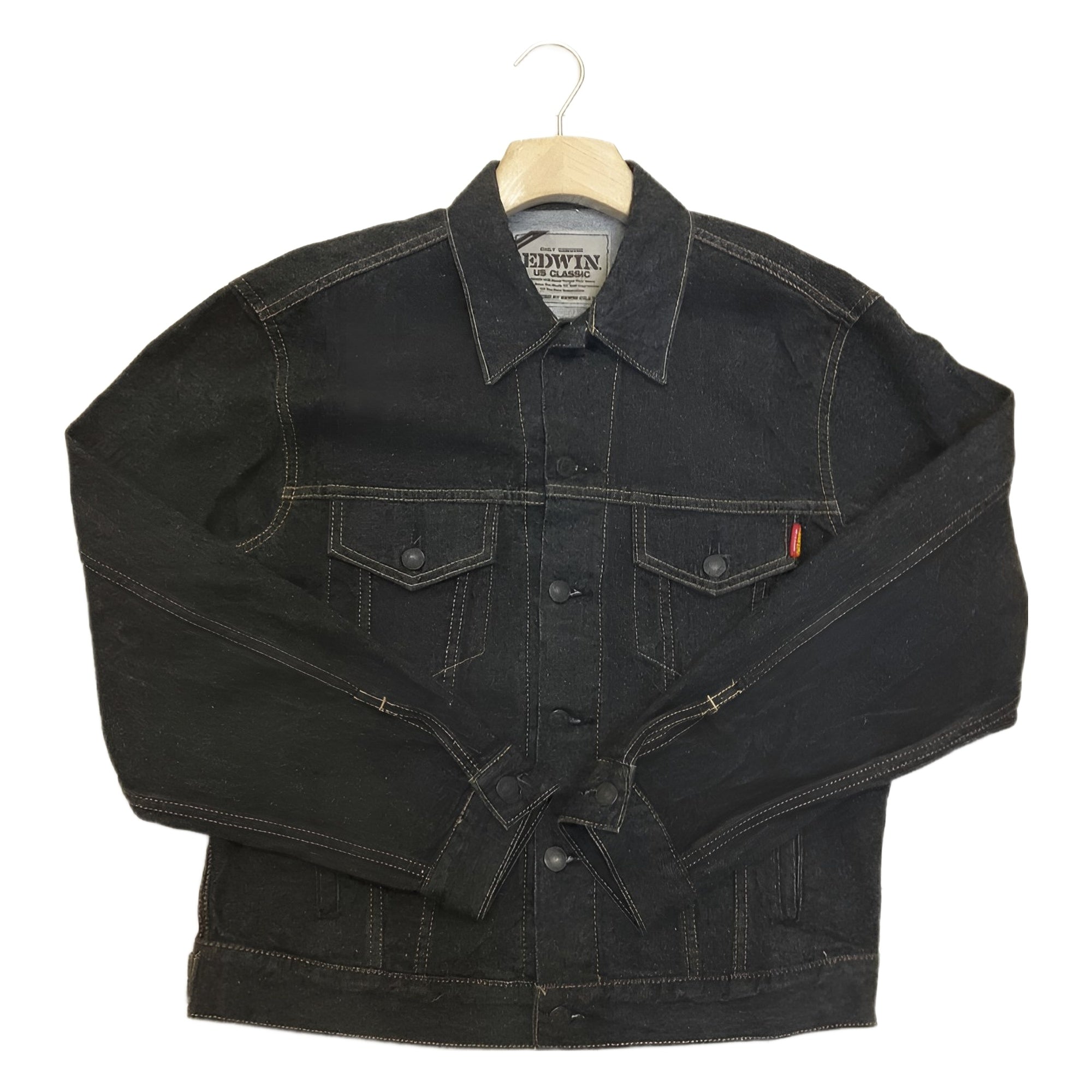 Edwin US classic black denim jacket
