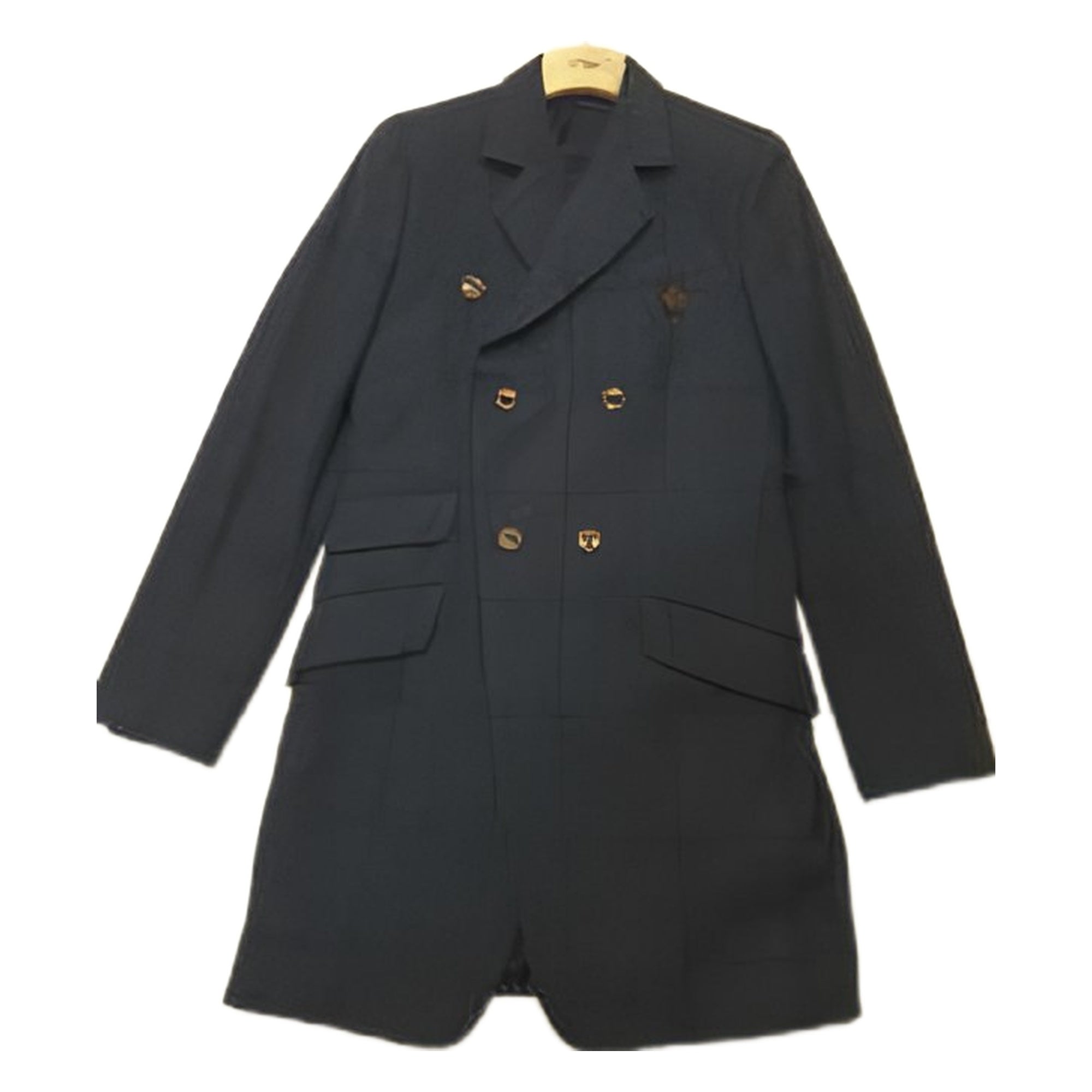 Vivienne Westwood grey blue wool coat
